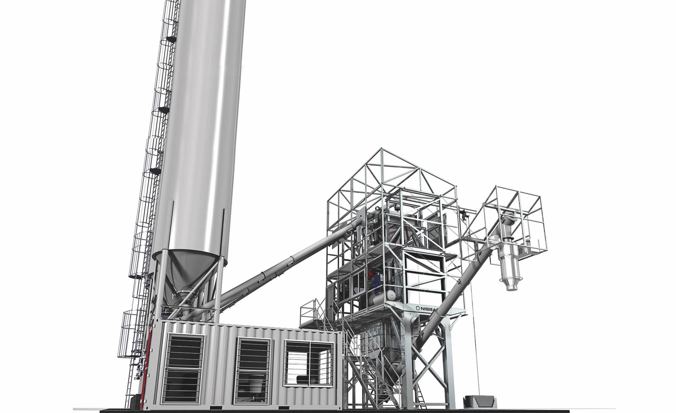 Dry-mix and binder plant