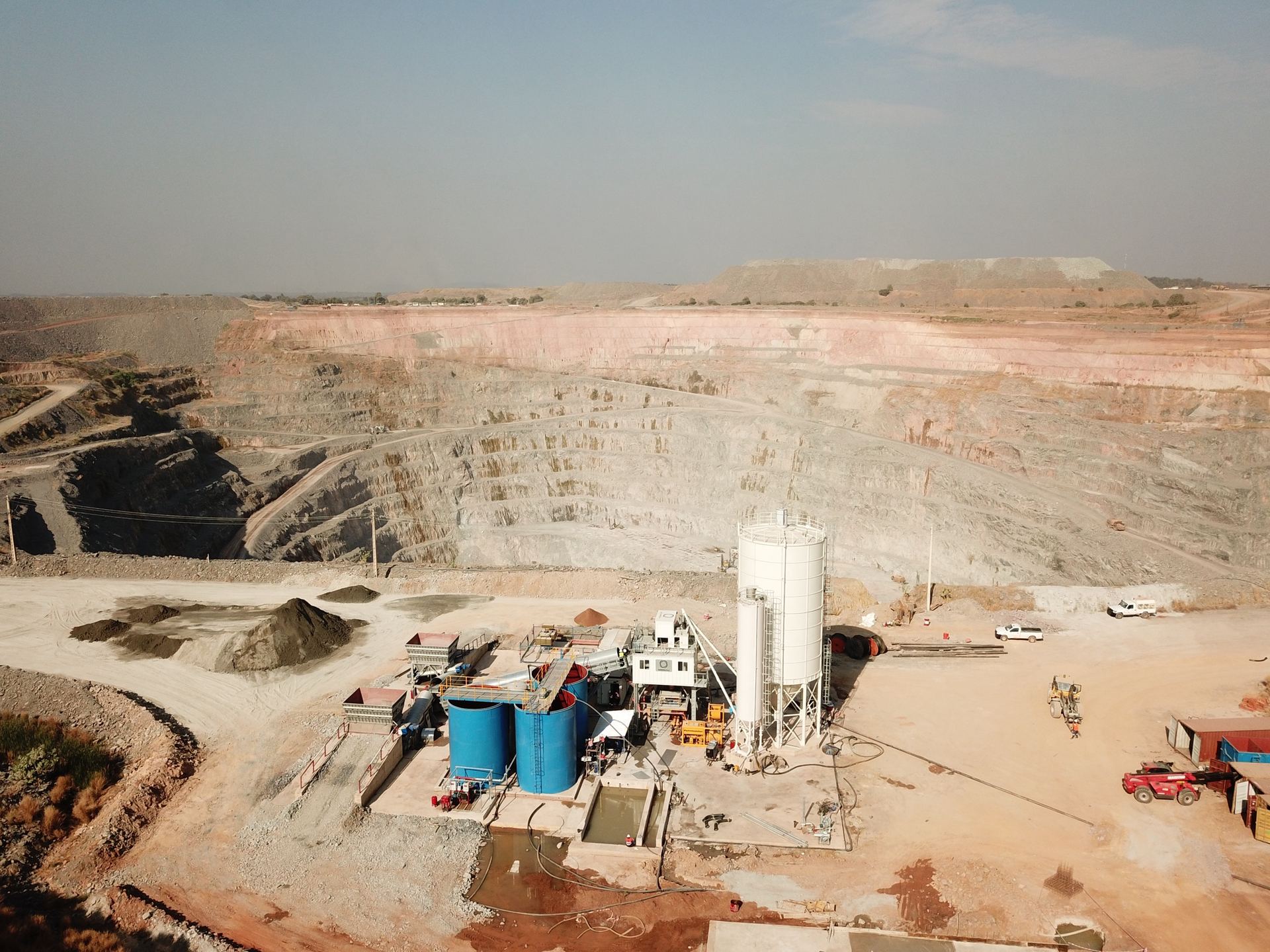 Mining backfill plant