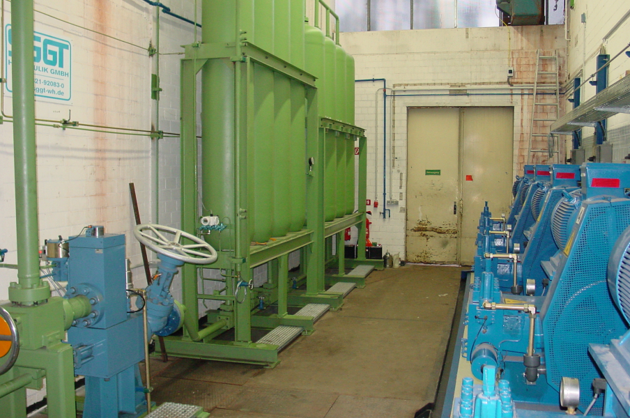 Hydraulische Entzunderungsanlage
