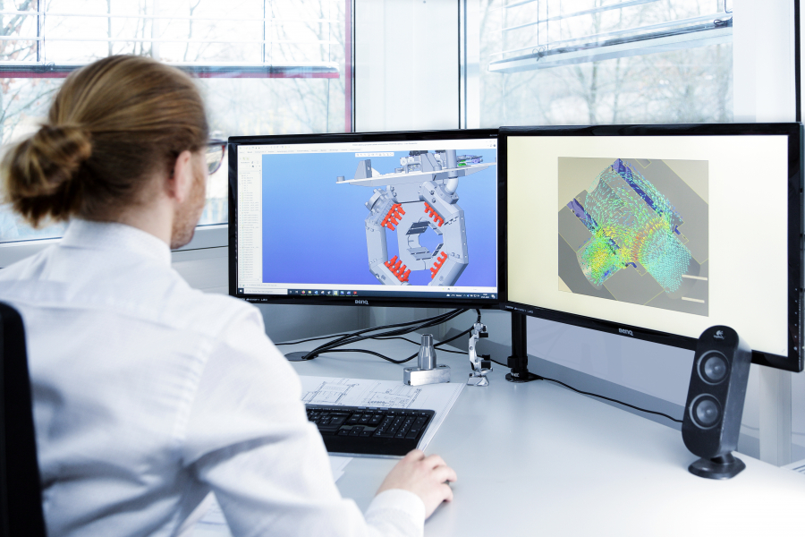 Entzunderungssystem im Werk