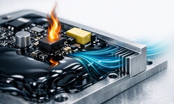 Thermomanagement beim Elektronikverguss