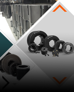 Pulleys, couplings, tensioner and idler pulleys