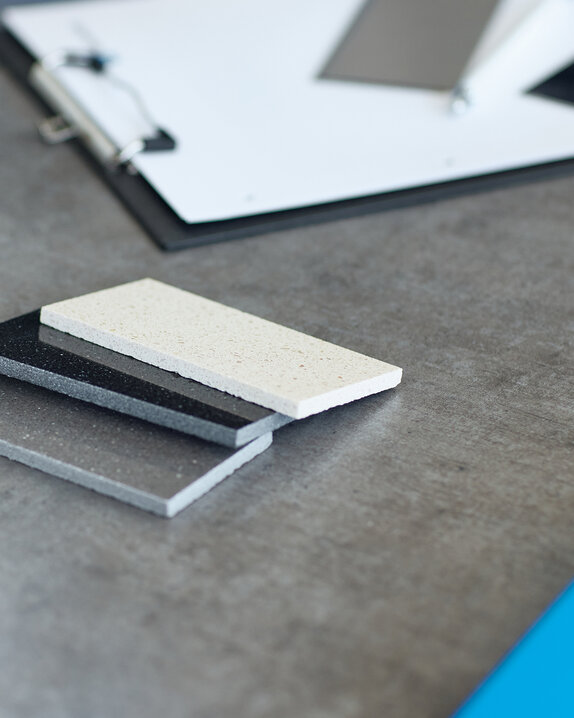 Materialmuster für Aufzugsdesigns