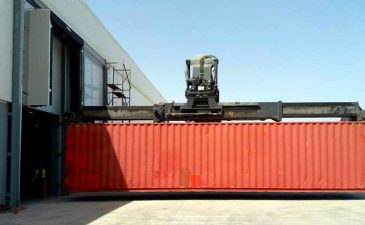 Dock seal container logistics