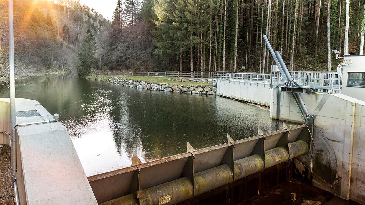 Wehranlage Kraftwerk Stubenbergklamm