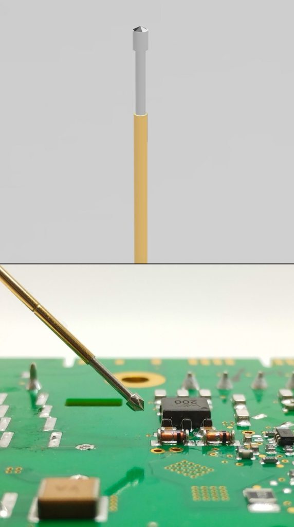 Prüfadapter mit Prüfnadel breit