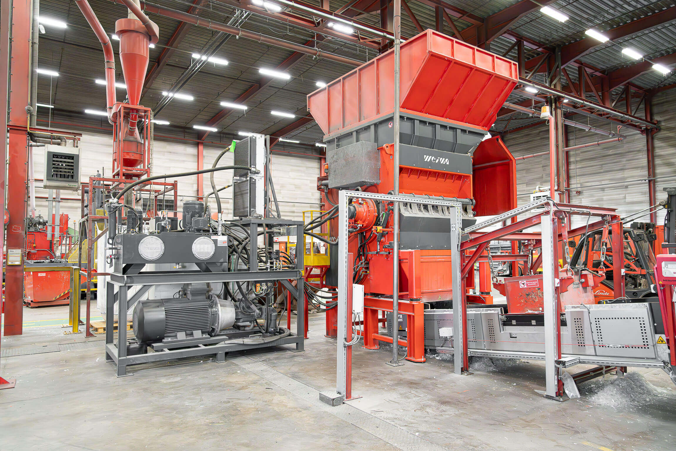 W5.18 mit hydraulischem Antrieb bei RKW in Belgien
