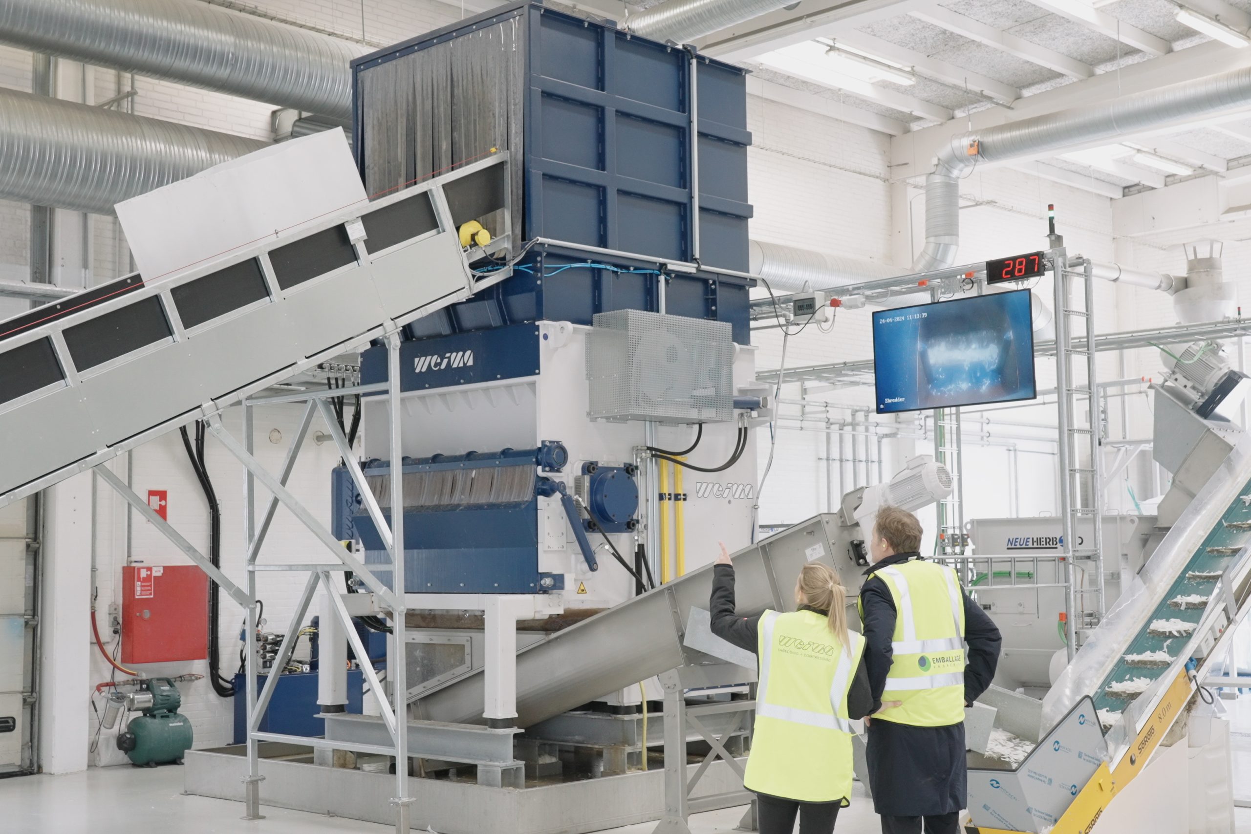 Zerkleinerer für IBC-Recycling bei Dansk Emballage