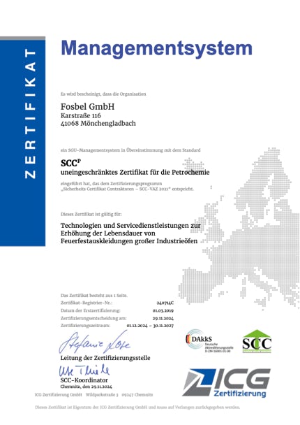 Zertifikat SCC*P VAZ