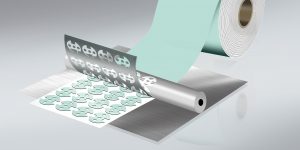 Gestanzte Klebelösung