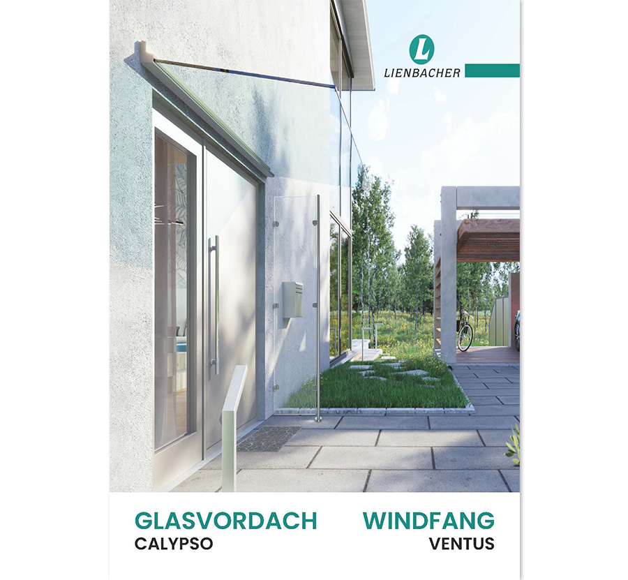 Glasvordach Calypso