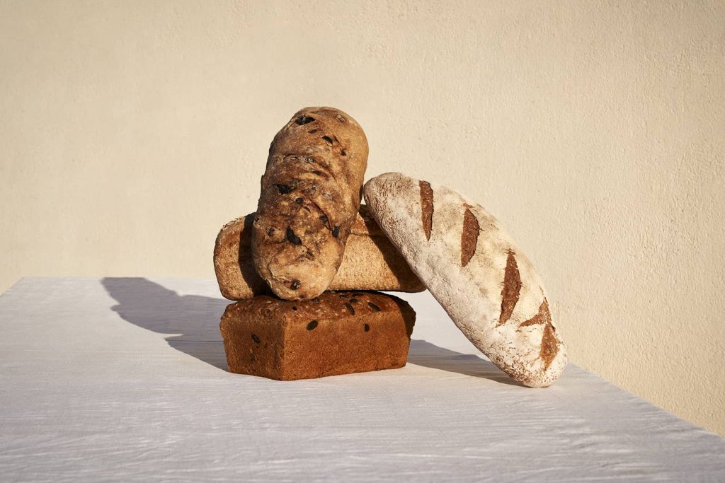 Brot aus Holzbackofen
