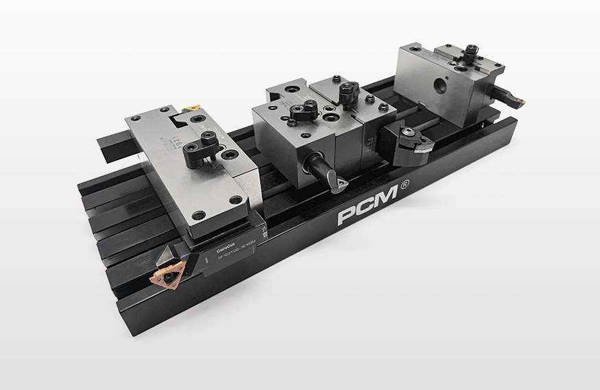 Tool holders for front-turning machines
