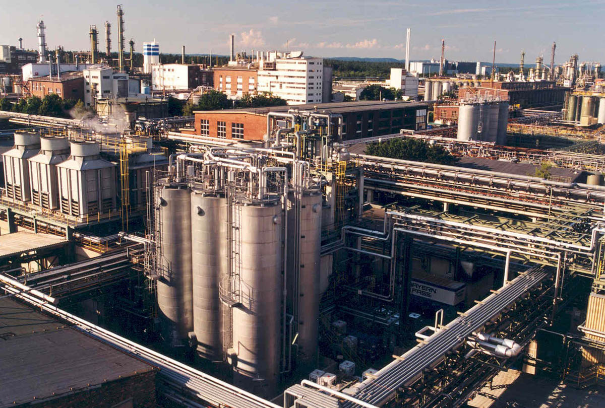 Werk Gendorf in der Ära Hoechst ab 1955