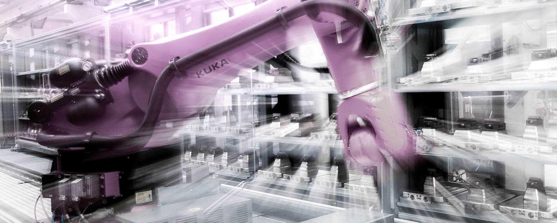 Automatisierung durch Roboter in der Fertigung