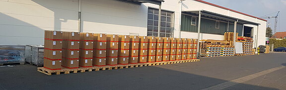 Versandlogistik und Verpackung