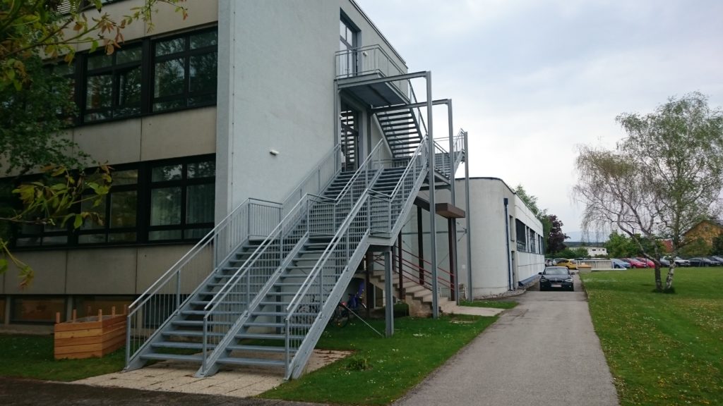 Stahl-Stiege