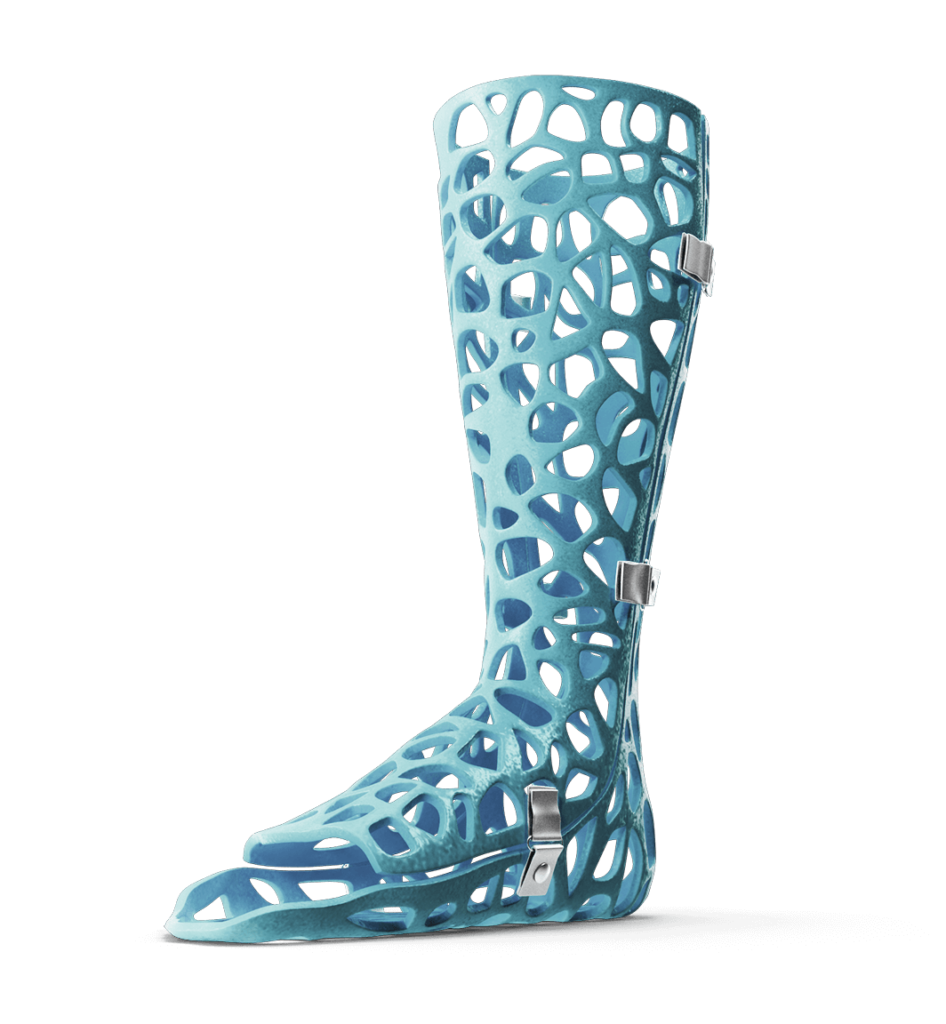 3D-gedruckter Gipsverband (Bein)