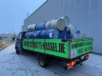 Schrottabholung vor Ort