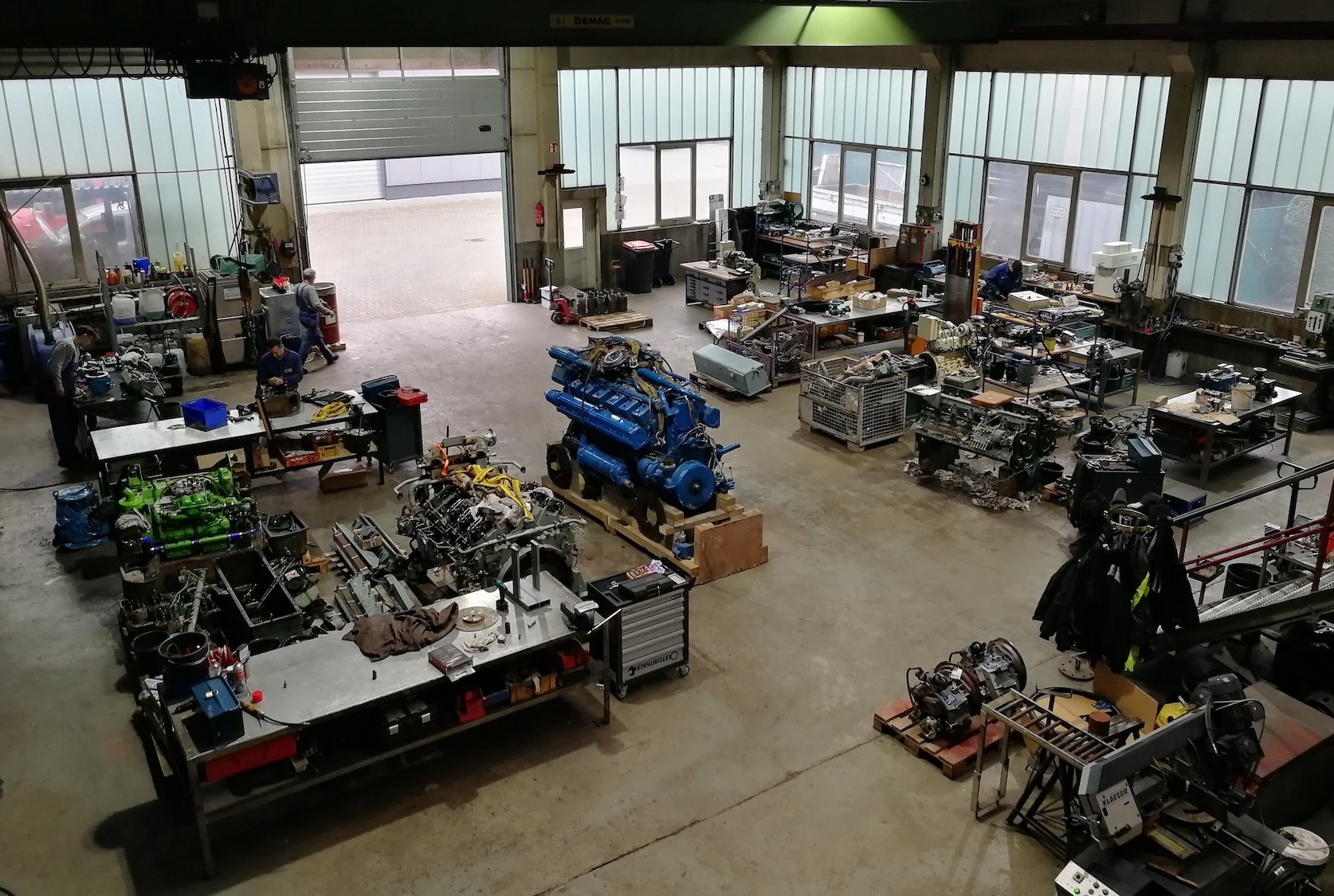 ABC-Motor in der Werkstatt