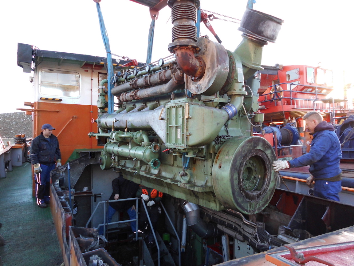Ausbau ABC-Motor