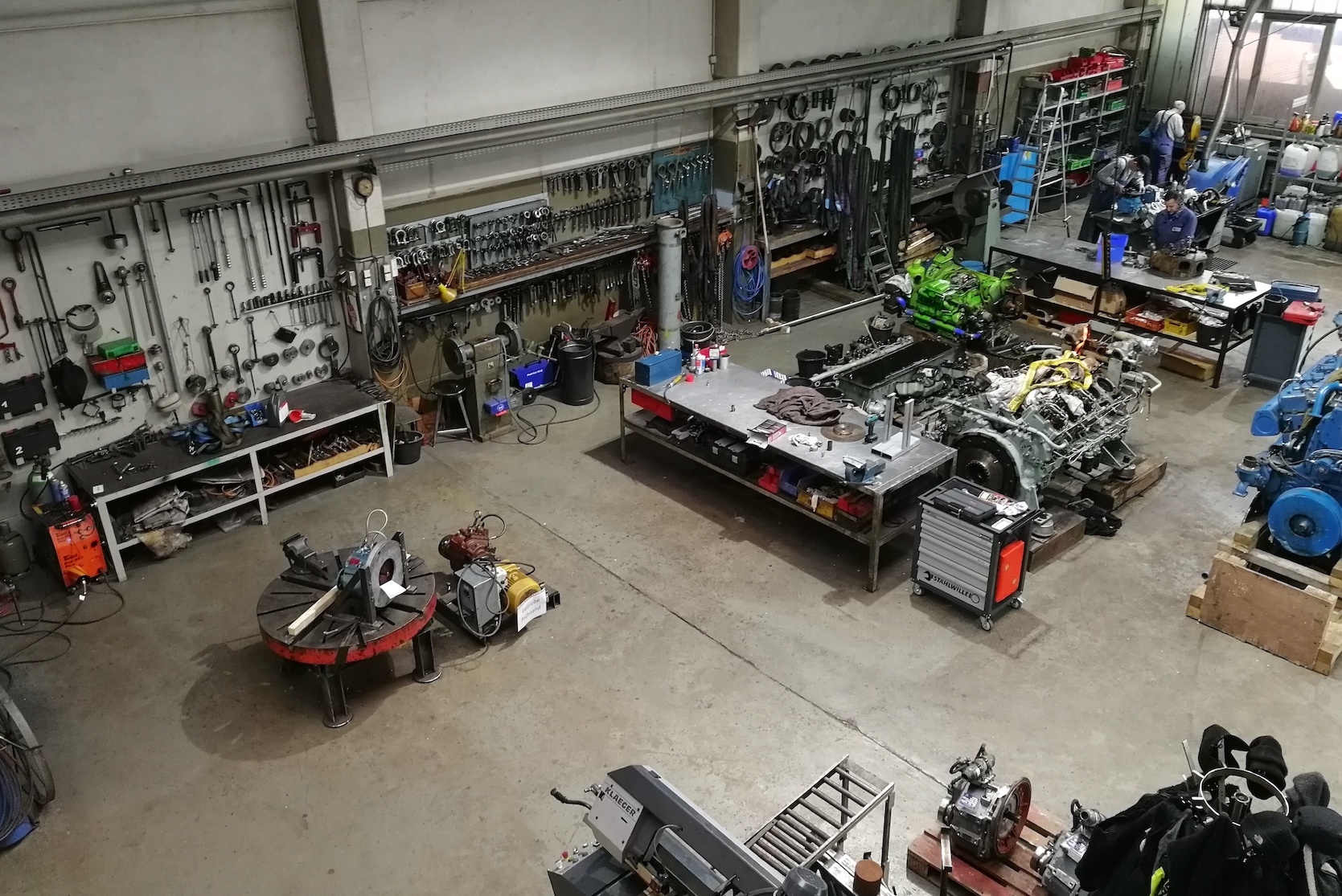 ABC-Motor in der Werkstatt