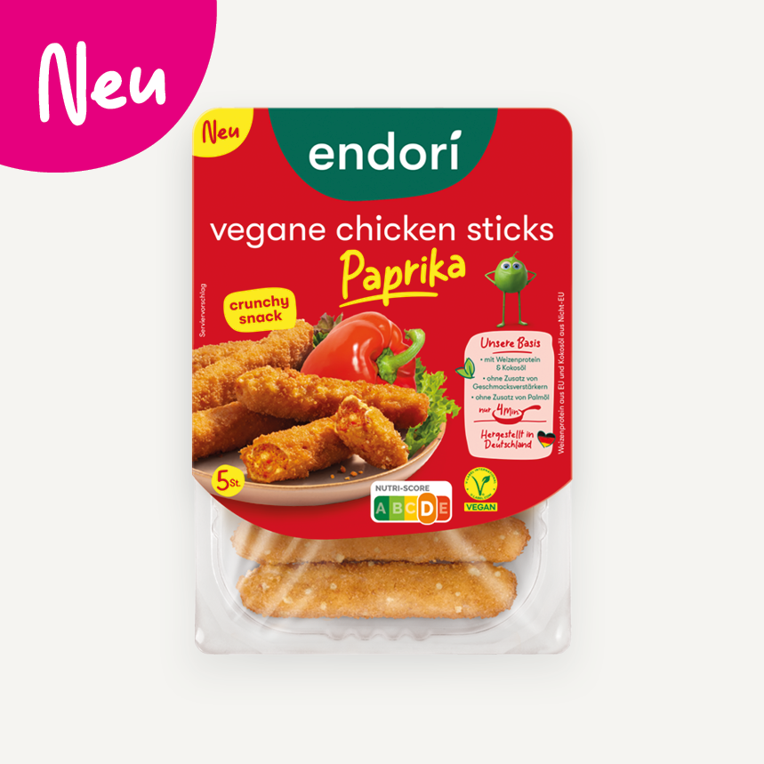 Vegane Chicken Sticks Paprika