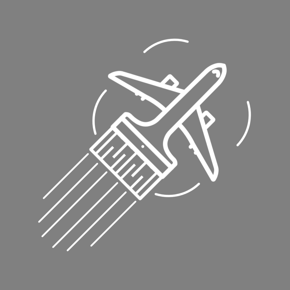 Pinsel für Luftfahrt