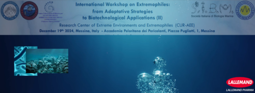International Workshop on Extremophiles, Messina 2024