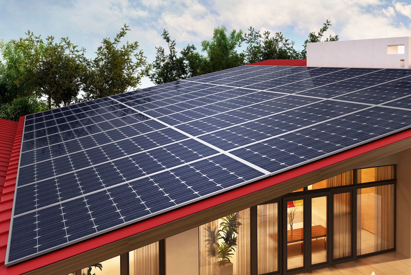 Installierte Solaranlage