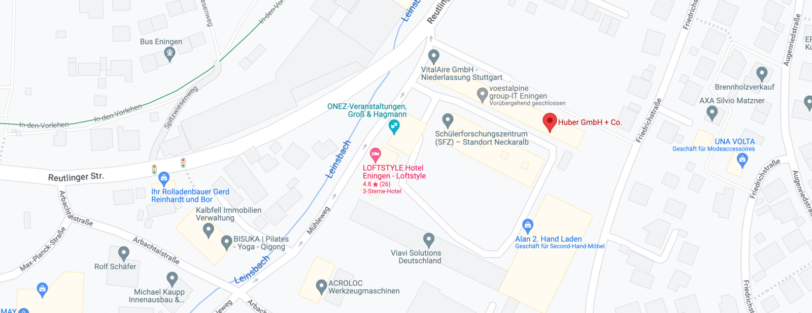 Standort Eningen unter Achalm