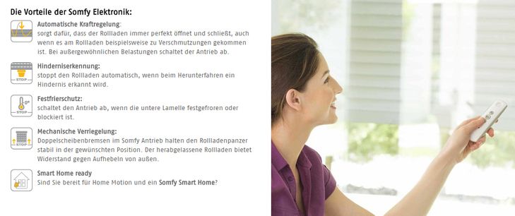 Elektroantrieb/Automatik (Somfy)