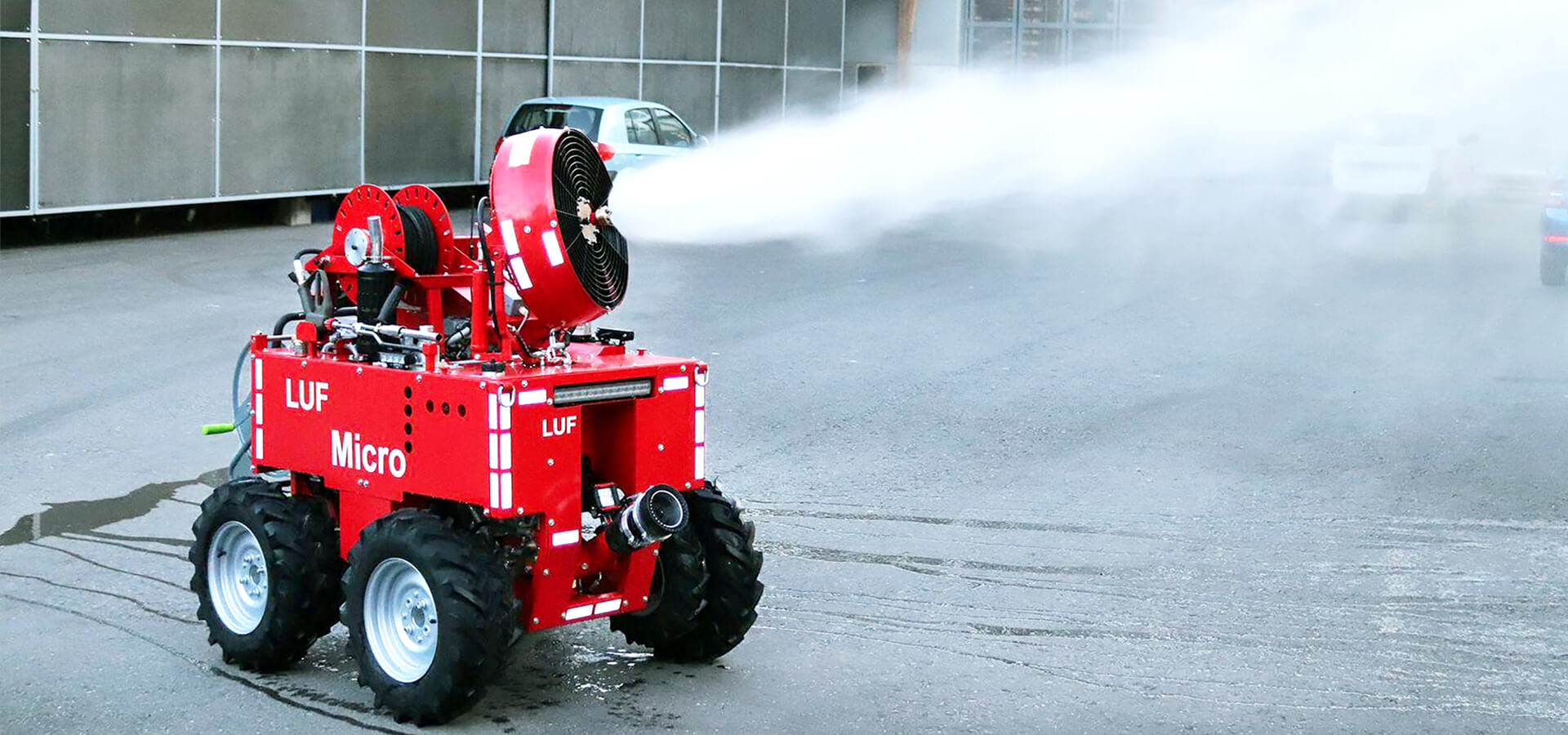 LUF Micro – ferngesteuertes Löschunterstützungsfahrzeug