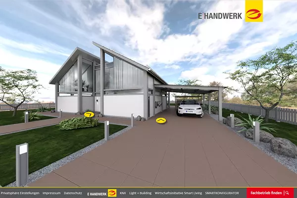 Virtuelles E-Haus: Smartes Wohnen