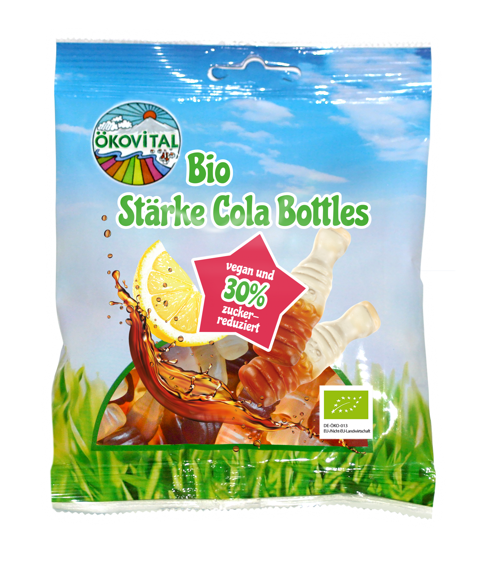 Verpackte Bio-Stärke Cola-Bottles