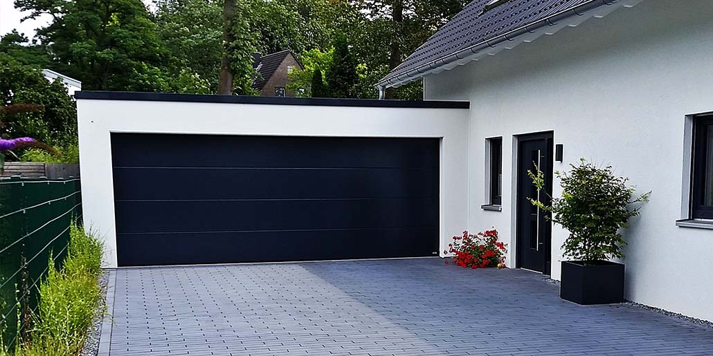 Fertiggarage, optisch wie gemauert