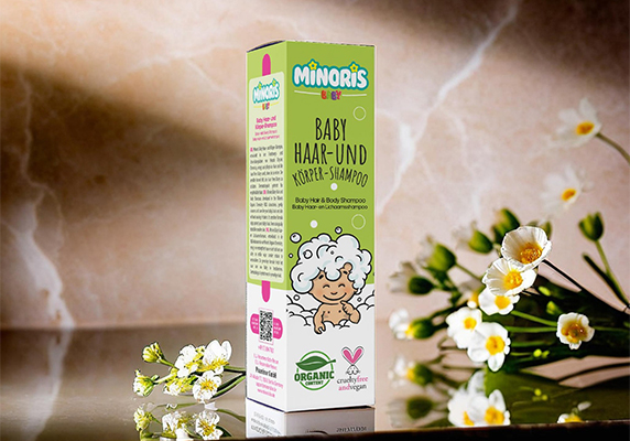 Organic baby hair and body shampoo 400 ml