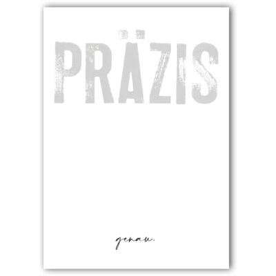 Postkarte präzis │ Art.Nr. 203