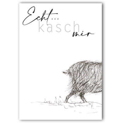 Postkarte echt kaschmir │ Art.Nr. 306