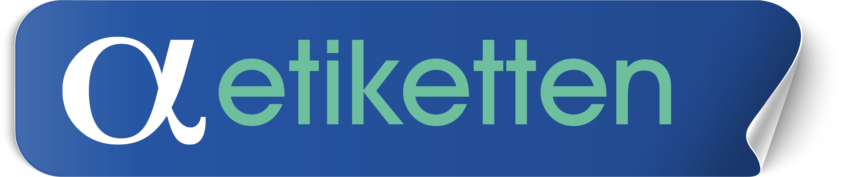 alpha etiketten Logo