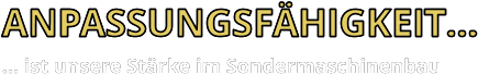 Sondermaschinenbau