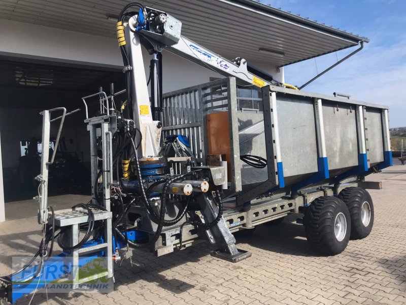 Binderberger RW 11 Rückewagen mit Teleskopkran FK 7200