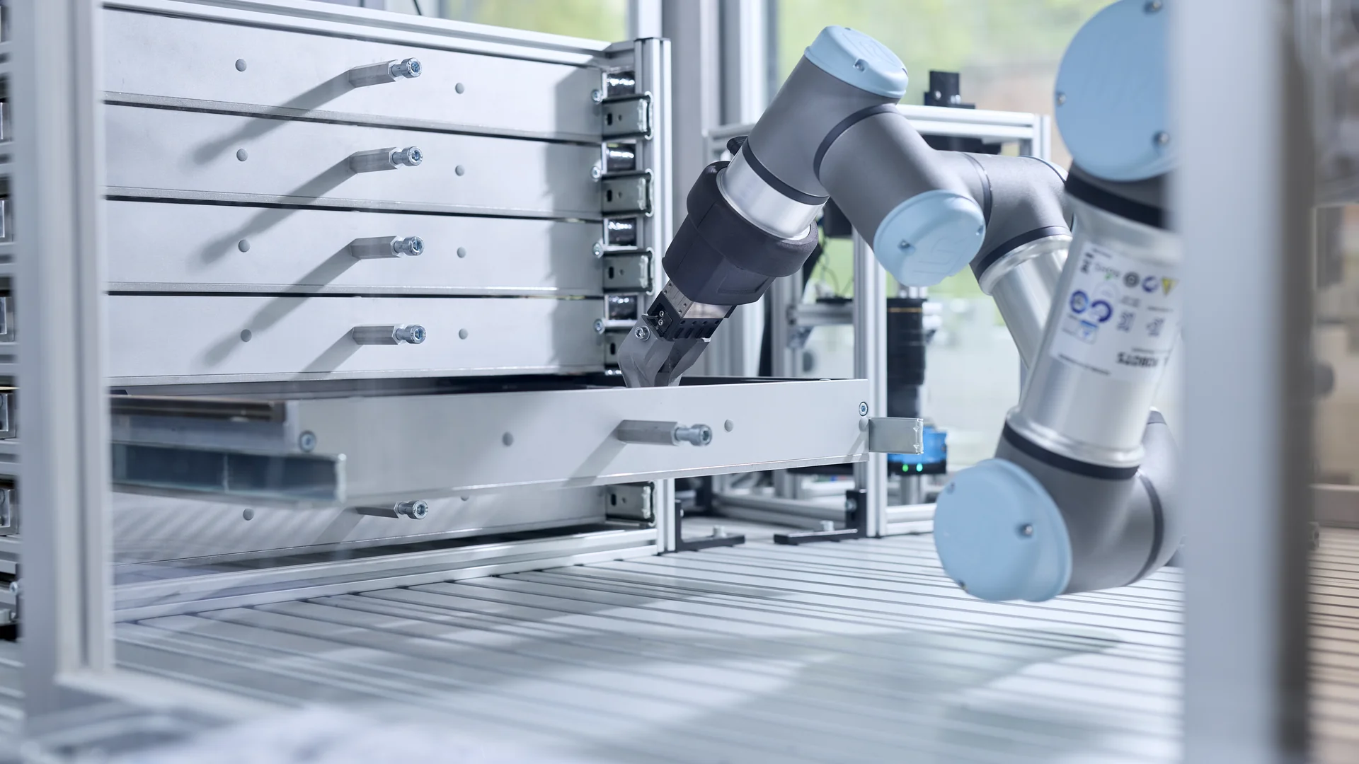 Kollaborativer Roboter in der automatisierten Fertigung