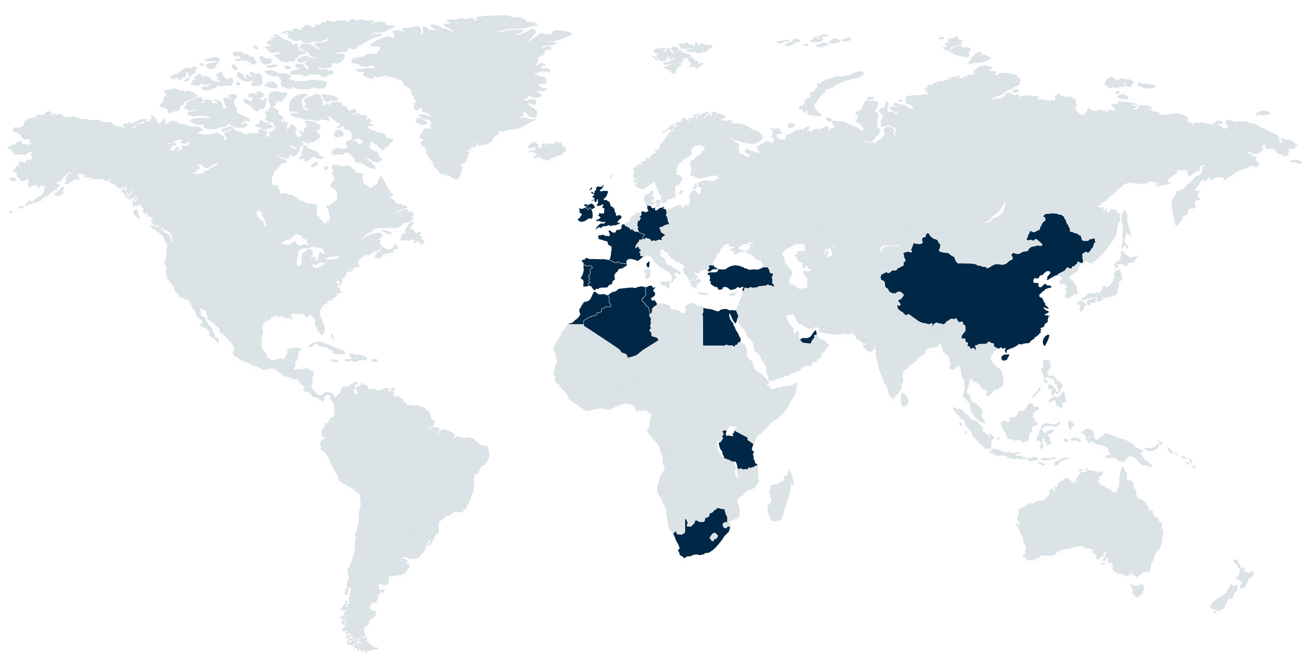 Internationale Projektstandorte