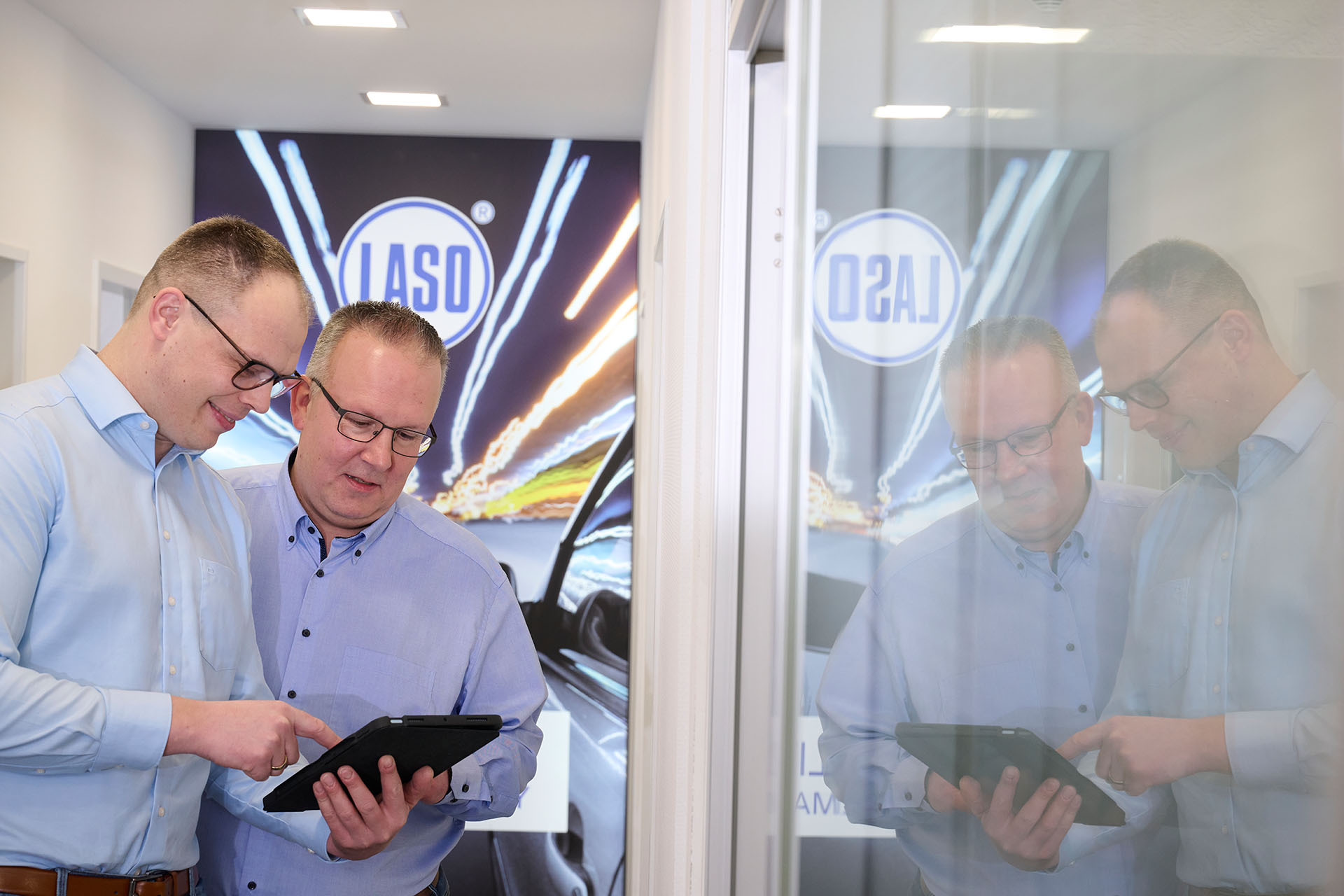 Teamgespräch bei LASO in Olpe
