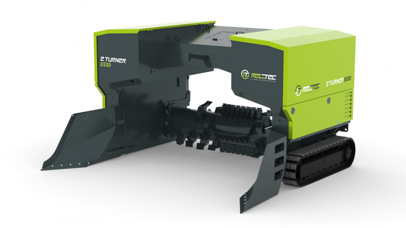 Akku-elektrischer Kompostumsetzer eTurner E380/E530