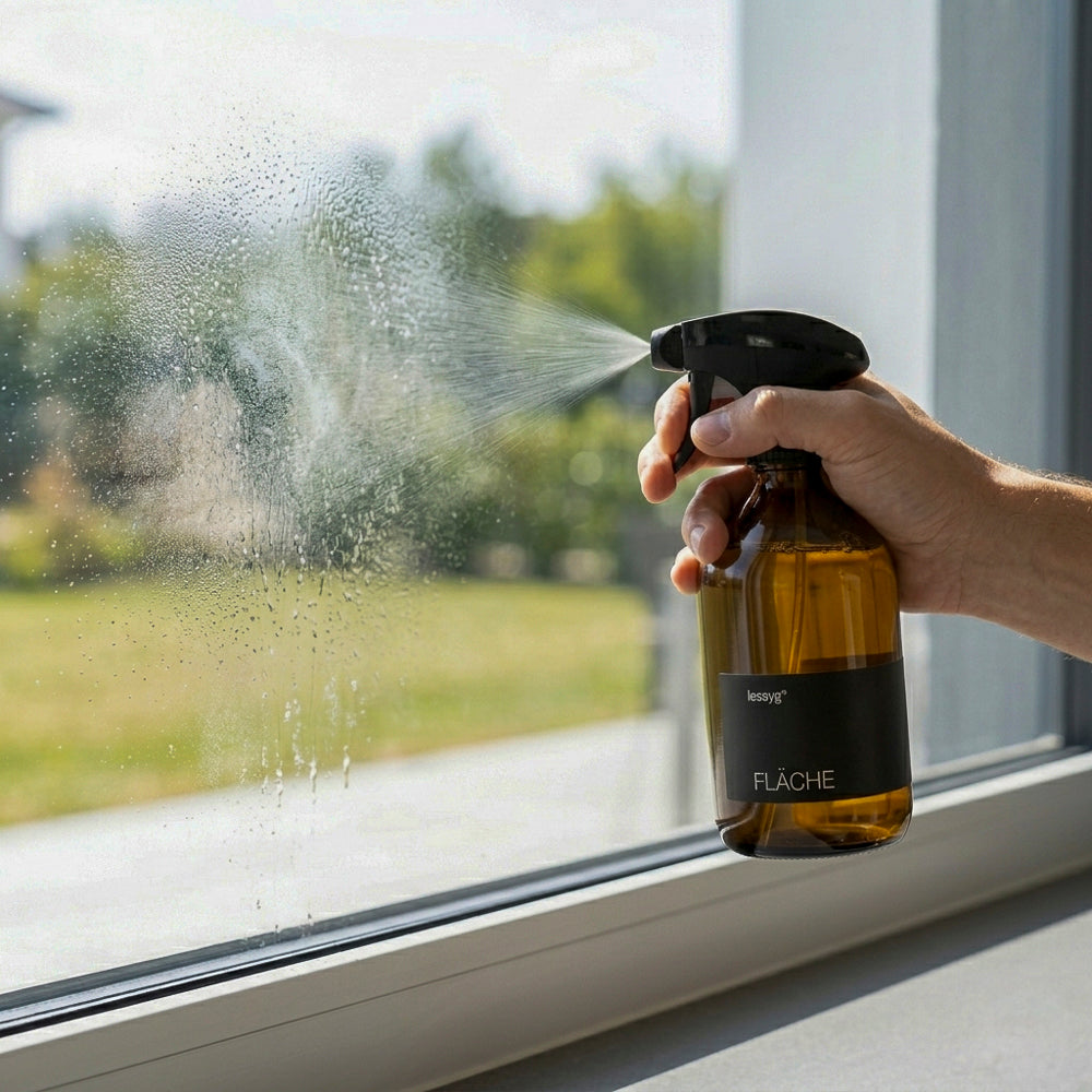 Glas-Mischung als Flächenreiniger