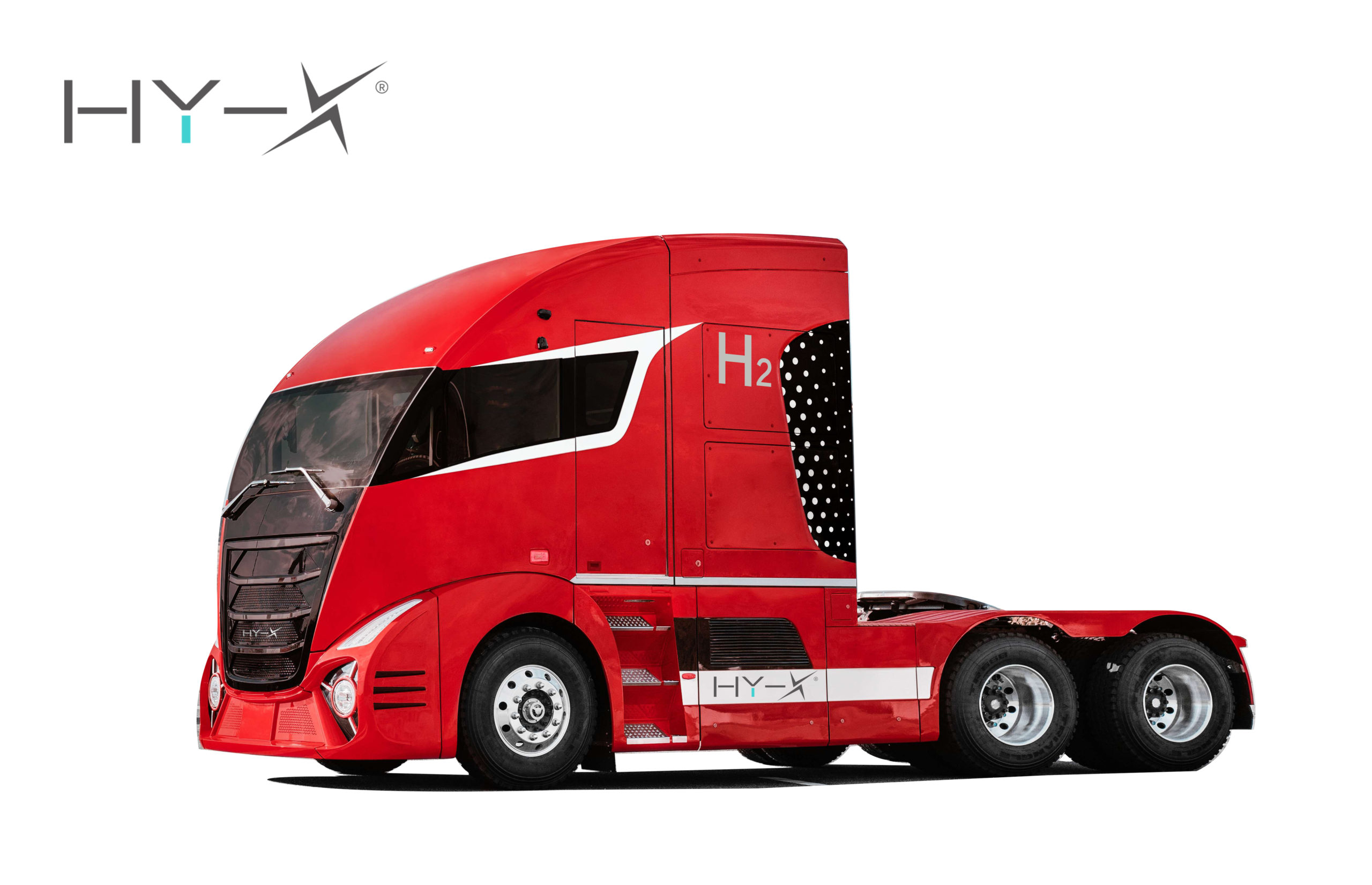 Hydrogen-powered truck