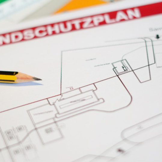 Brandschutzplan / Brandfallmatrix