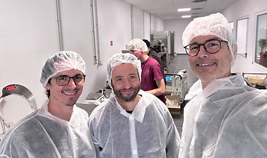 Gründer Aurelio, Karlheinz und Felix
